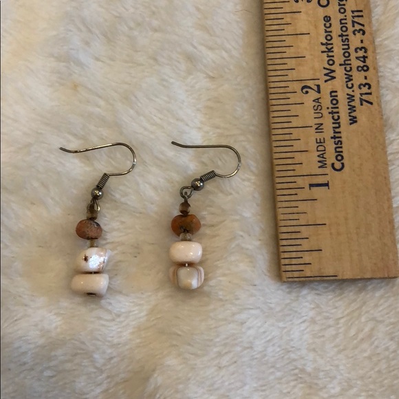 Rock Chip Bead Necklace and Earrings - Picture 3 of 3